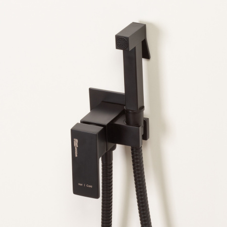 Гигиенический душ со смесителем WasserKraft A71638 черный матовый